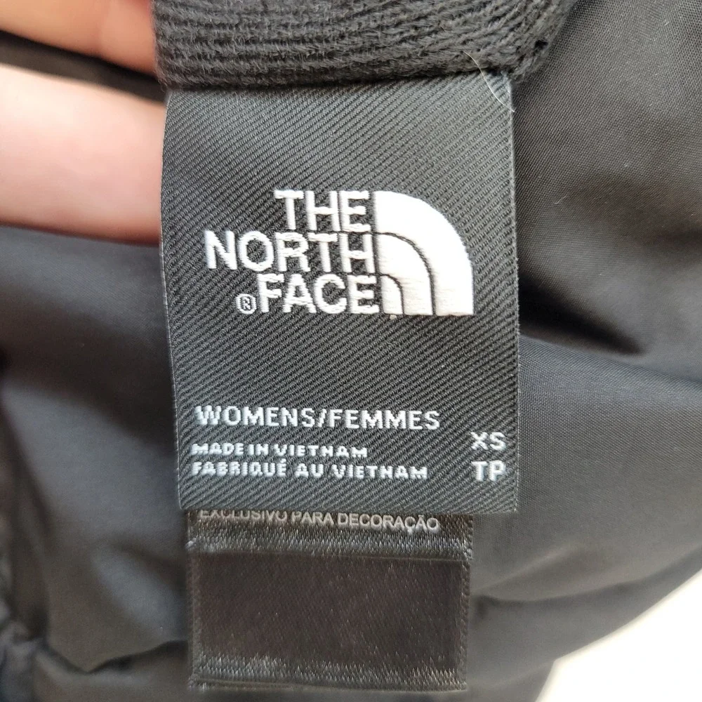 The North Face Reversible Jacket Womens XS Black Mossbud Fleece Puffer NF0A4R3E - Picture 5 of 11
